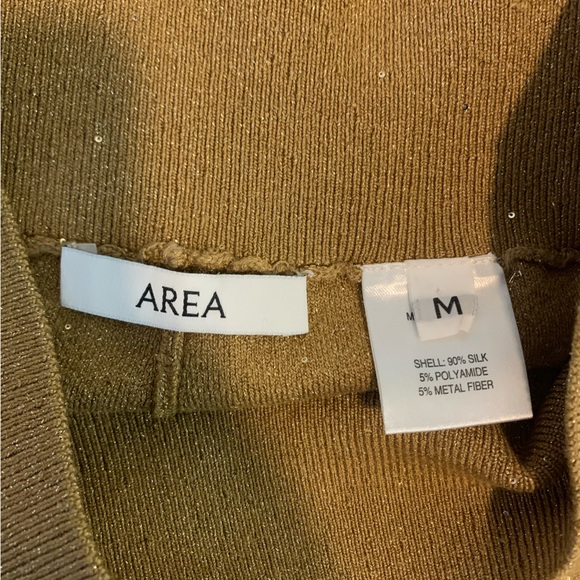 AREA CAMEL SPARKLE SHORTS - Picture 8 of 8